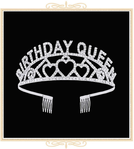 Birthday Queen Tiara with Combs