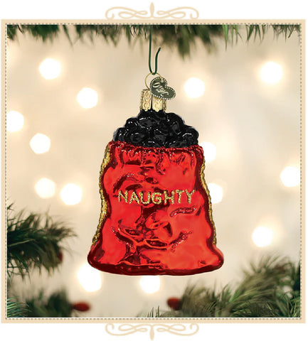 Bag of Coal Ornament