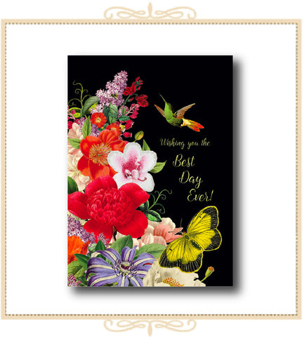 Wishing You the Best Day Ever Greeting Card 5" x 7" (C-WYTB)