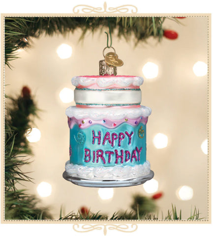 Happy Birthday Cake Ornament