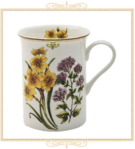 Botanical Floral Can Mug - Daffodils