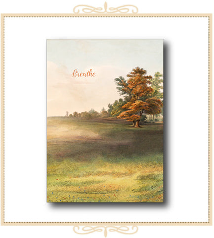 Breathe Greeting Card 5" x 7" (C-BT)