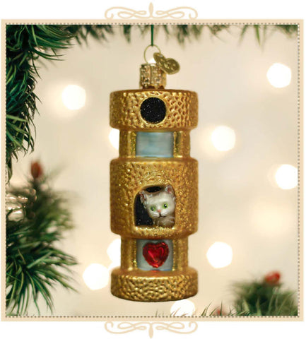 Cat Tower Ornament