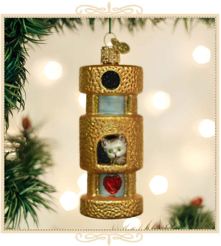 Cat Tower Ornament