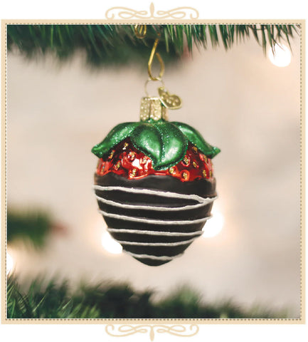 Chocolate Dipped Strawberry Ornament