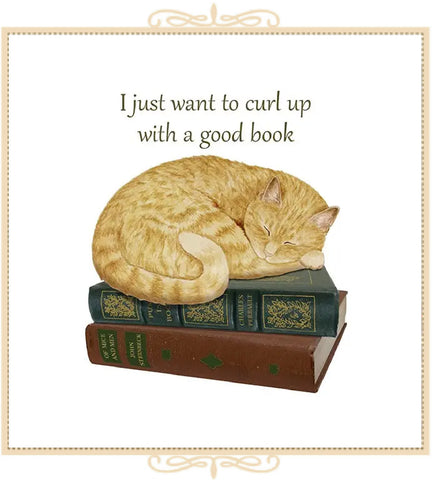 I Just Want To Curl Up With A Good Book Tea Towel - Single