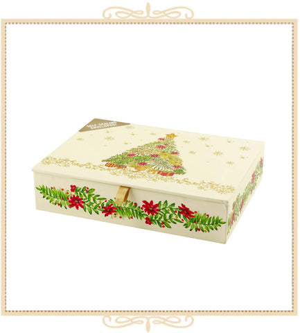 Festive Evergreen Deluxe Boxed Holiday Cards