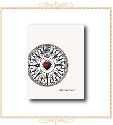 Follow Your Heart Greeting Card 4.25" x 5.5" (CA2-FYH)