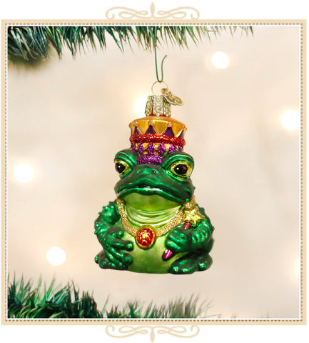 Frog King Ornament