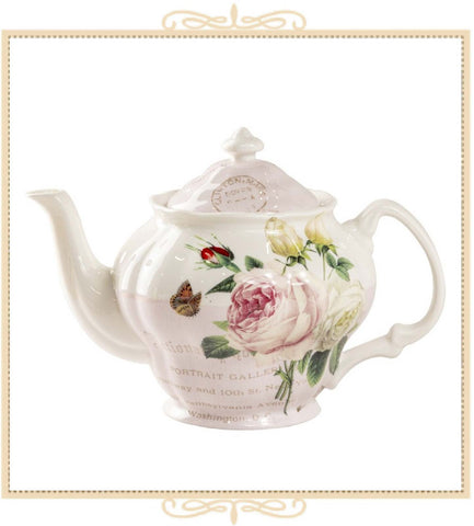 Liz Garden Pink Teapot