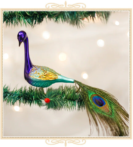 Magnificent Peacock Ornament