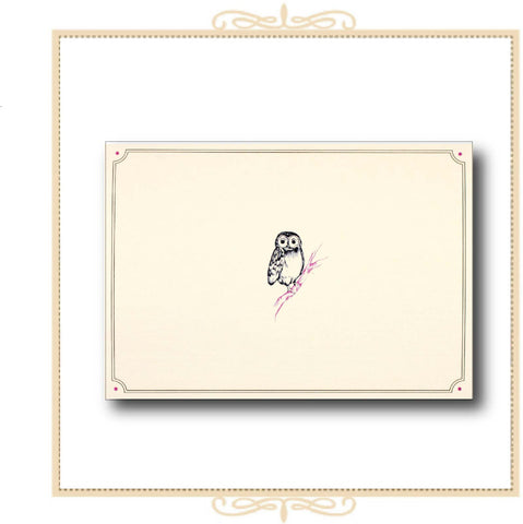 Owl Portrait Note Cards