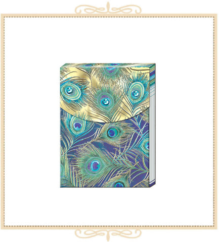 Peacock Feather Pocket Notepad