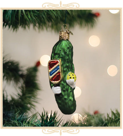 Pickleball Pickle Ornament