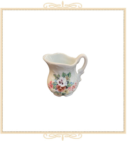 Queen Mary Signature Mini Creamer in Assorted Floral Designs