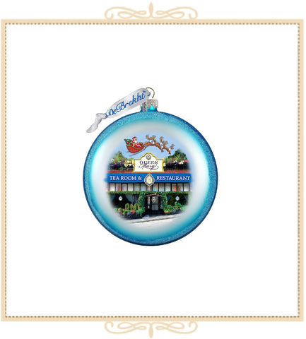 Queen Mary Tea Restaurant Ornament - Hand Painted
