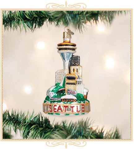 Seattle Skyline Ornament