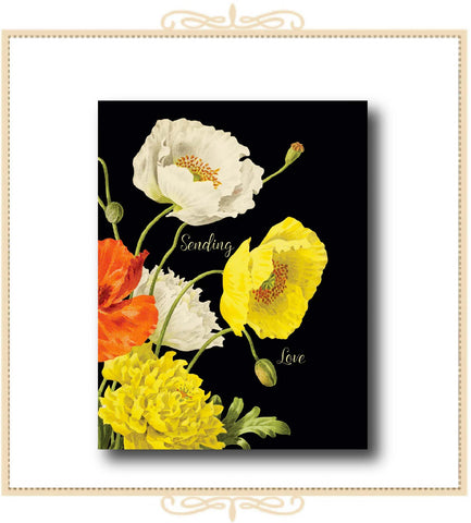 Sending Love Greeting Card 4.25" x 5.5" (CA2-SL)