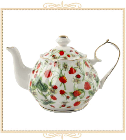 Strawberry Lady Bug Teapot