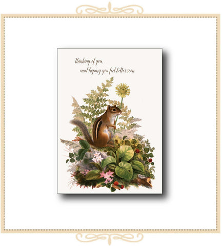 Thinking of You! Greeting Card 4.25" x 5.5" (CA2-TOYC)