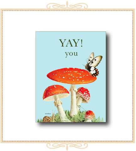 Yay! You Greeting Card 4.25" x 5.5" (CA2-YAY)