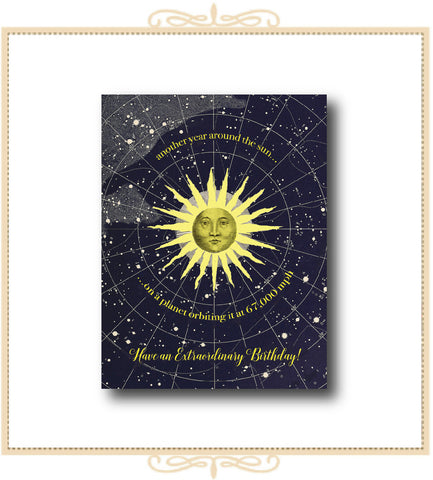 Another Year Around the Sun BIRTHDAY CARD 4.25" x 5.5" (CA2-AYA)