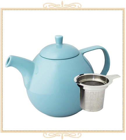 Curve Teapot With Infuser 45 oz Turquoise