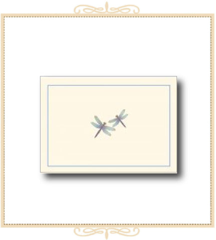 Blue Dragonflies Note Cards