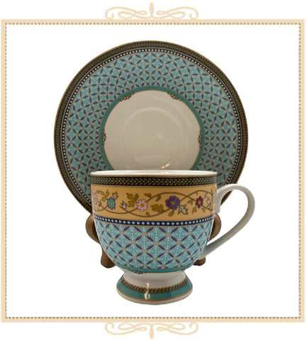 Emperor Garden Tiles Teacup and Saucer