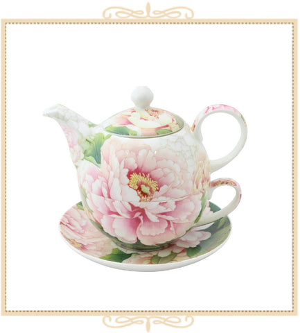 Empire Peony 4 Piece Tea For One
