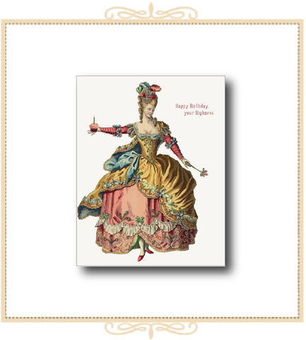 Happy Birthday, Your Highness! BIRTHDAY CARD 4.25" x 5.5" (CA2-HBYH)