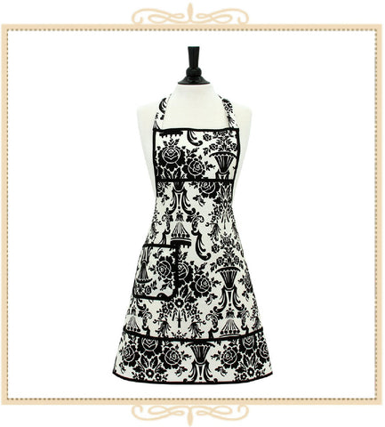 Jessie Steele Chandelier Damask Gigi Apron