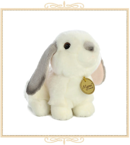 Lop Eared Rabbit with Grey Ears