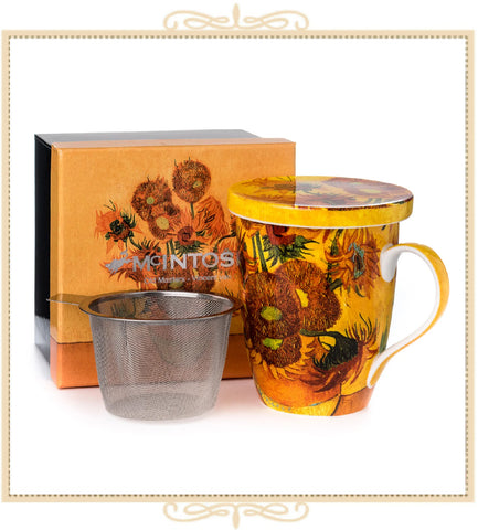 McIntosh Van Gogh Sunflowers - Mug & Infuser Set