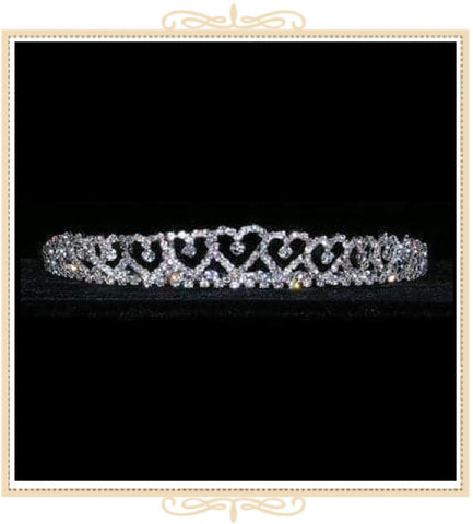 Princess Heart Bridal Tiara (15157)