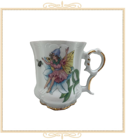Queen Mary Signature Floral Mug Pink Fairy Bumble Bee