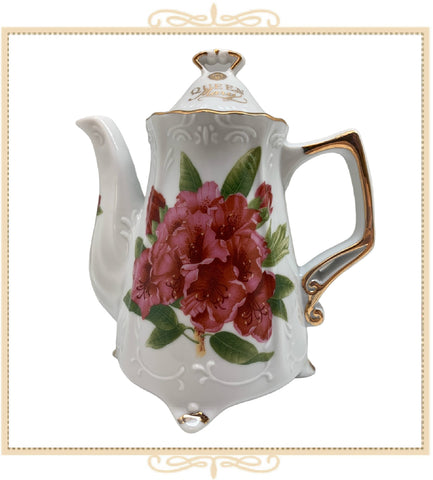 Queen Mary Signature Teapot Red Azalea