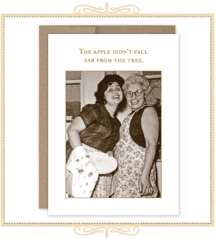 The Apple Didn't Fall Far From the Tree BIRTHDAY CARD (SM669)