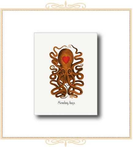 Sending Hugs Greeting Card 4.25" x 5.5" (CA2-SH)