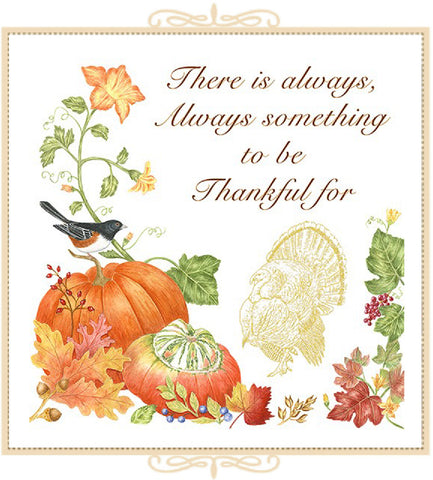 There is Always Something To Be Thankful For Tea Towel - Set of Two