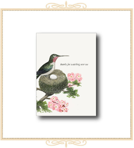 Thanks for Watching Over Me! Greeting Card 4.25" x 5.5" (CA2-TFW)