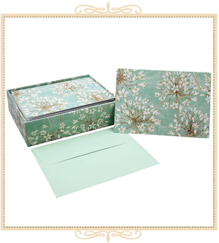 Allium Blossoms Note Cards