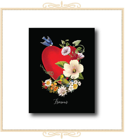 Amour Greeting Card 4.25" x 5.5" (CA2-AMOR)