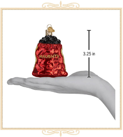 Bag of Coal Ornament