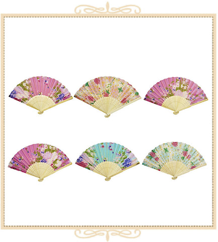 Bamboo Folding Fans