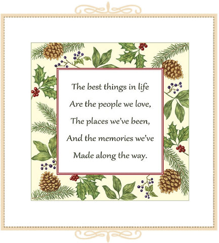 Best Things In Life Tea Towel