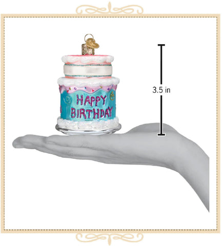 Happy Birthday Cake Ornament