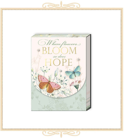"Where Flowers Bloom So Does Hope" Pocket Notepad