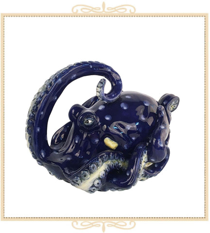 Blue Octopus Figurines