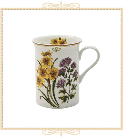 Botanical Floral Can Mug - Daffodils